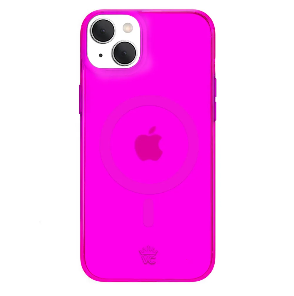 Neon Purple iPhone Case