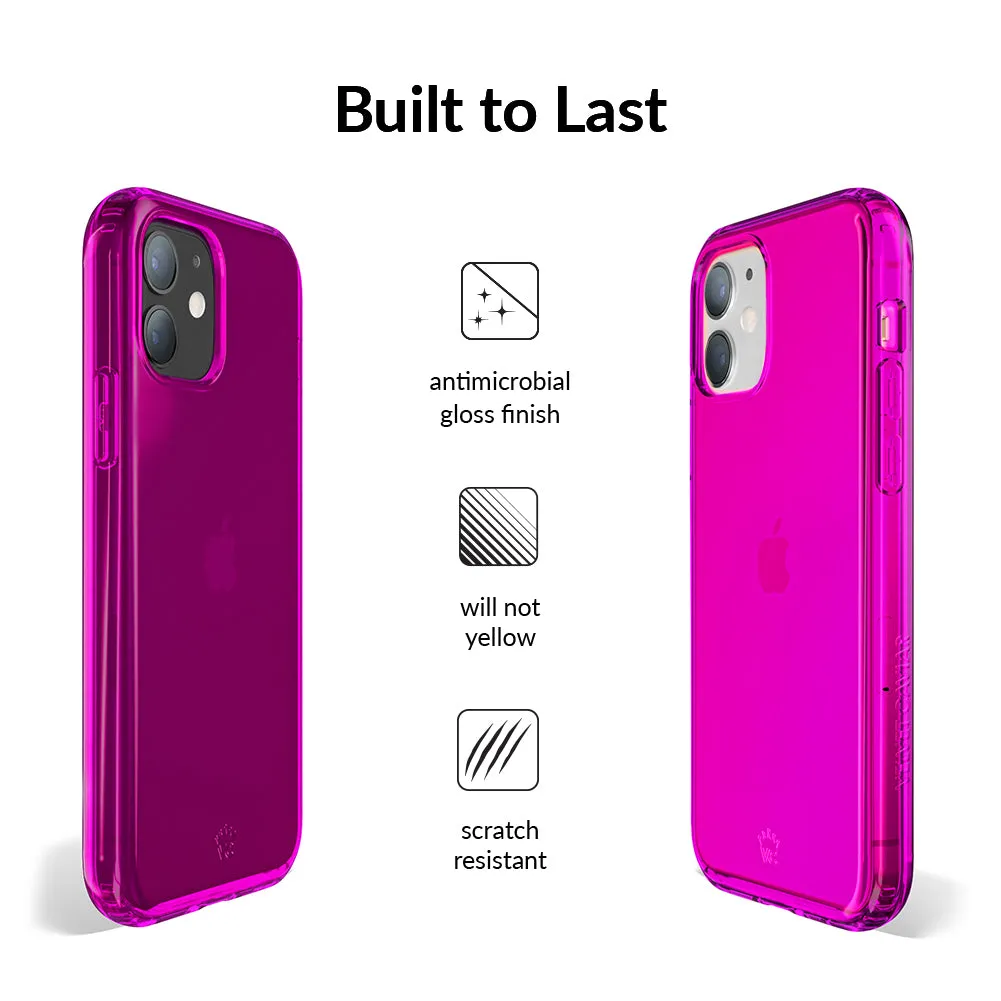 Neon Purple iPhone Case