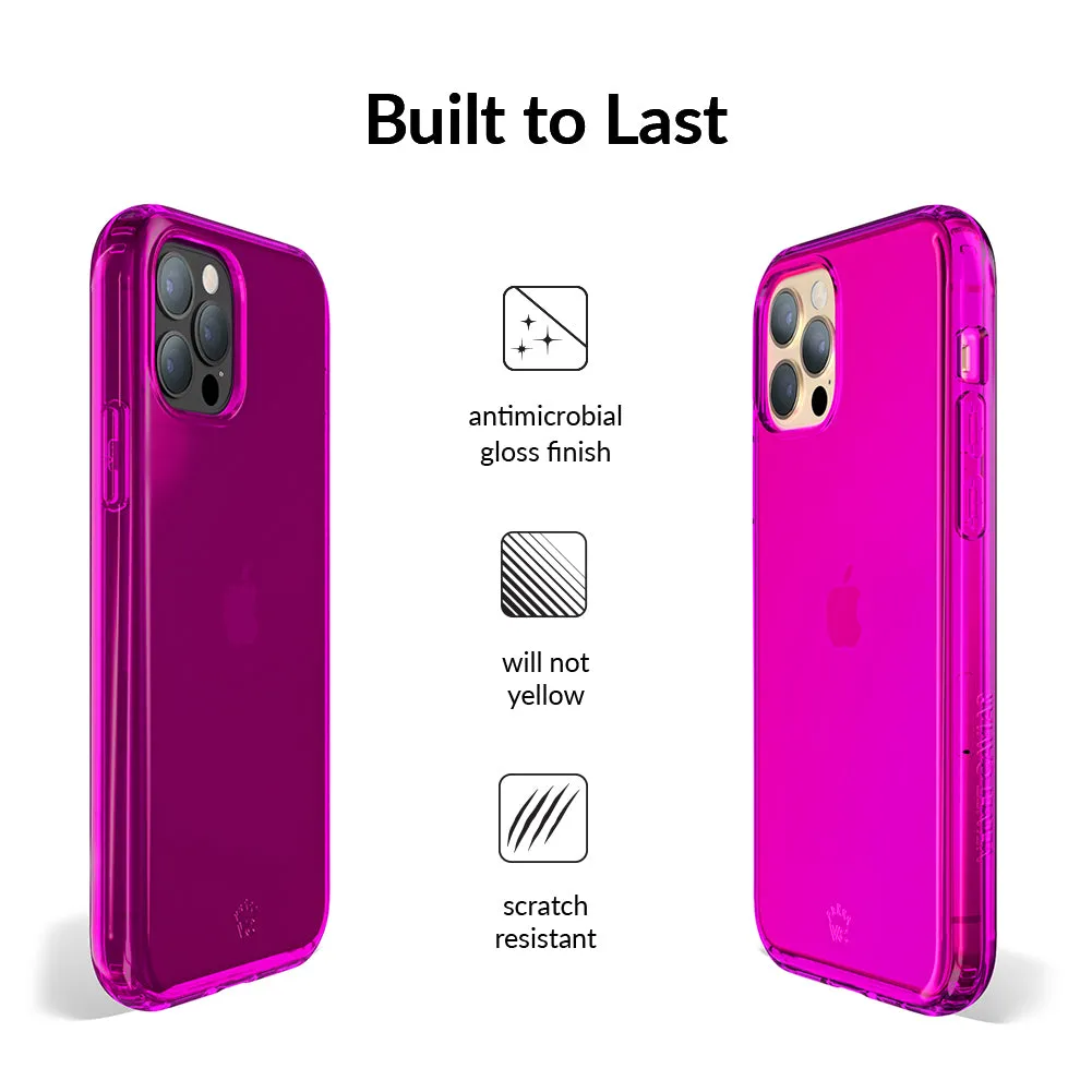 Neon Purple iPhone Case