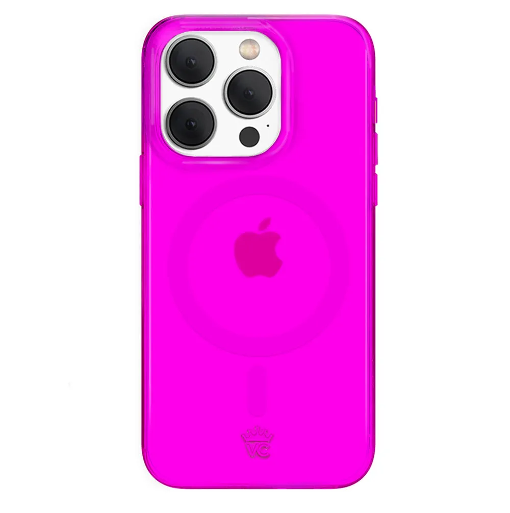 Neon Purple iPhone Case