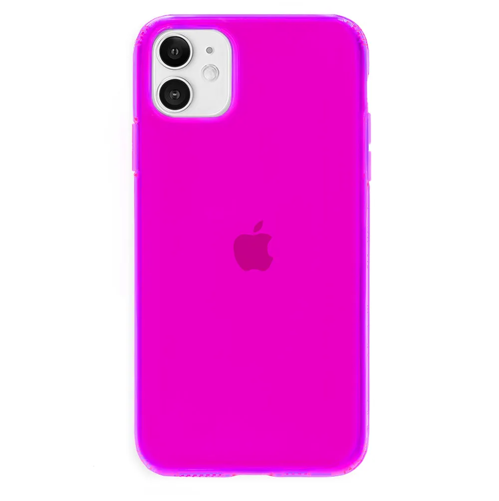 Neon Purple iPhone Case