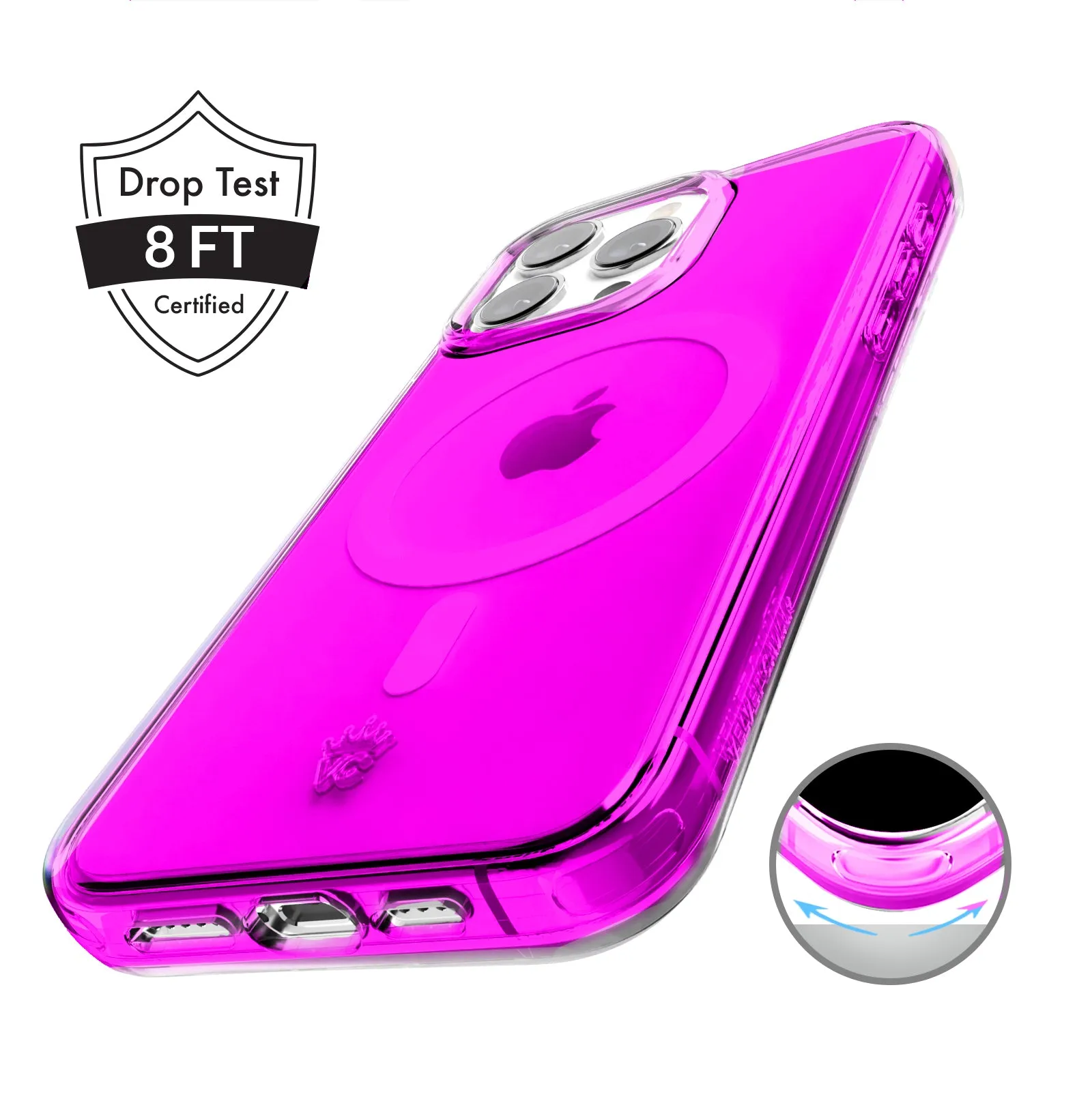 Neon Purple iPhone Case