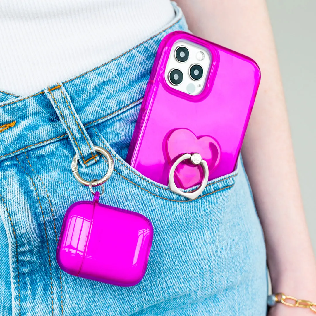 Neon Purple iPhone Case