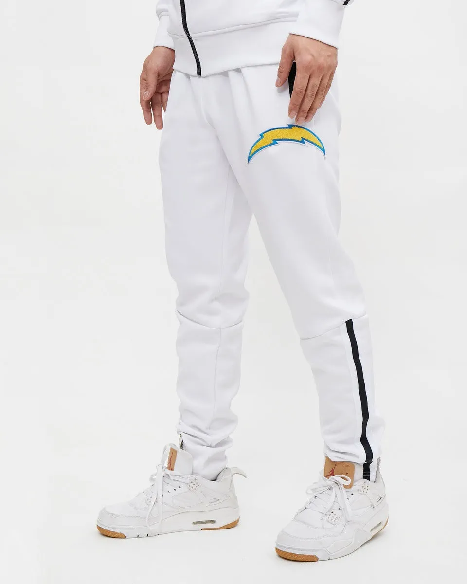 NFL LOS ANGELES CHARGERS CLASSIC MEN'S TRACK PANT (WHITE)