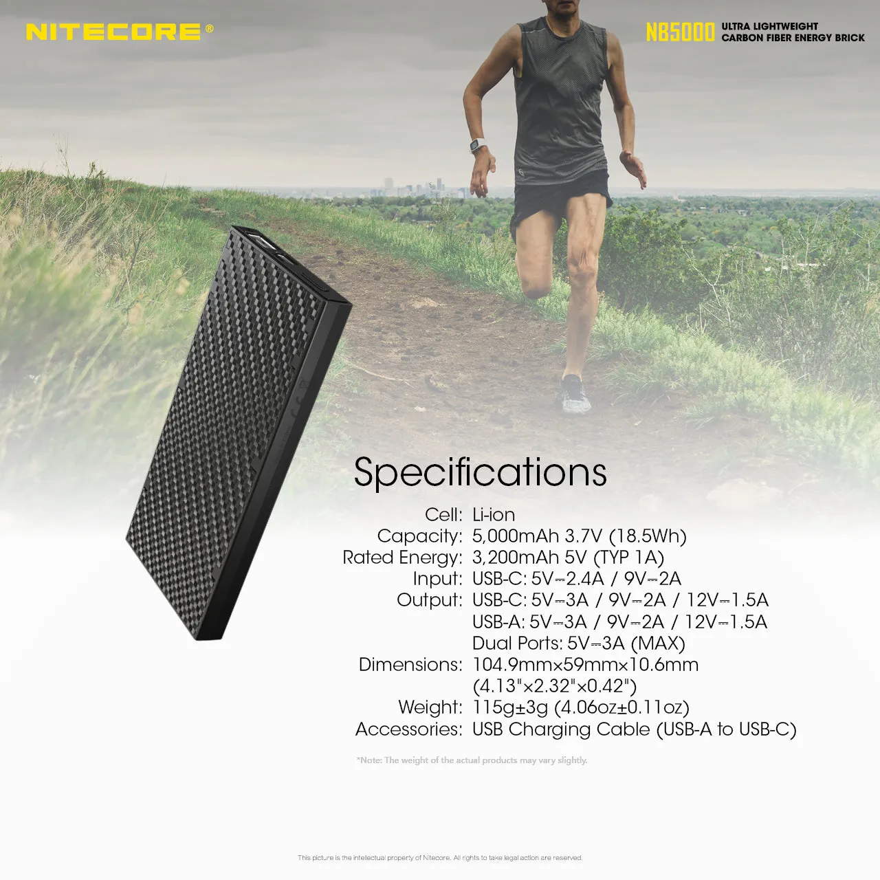 NITECORE 5,000MAH POWERBANK (NB5000)