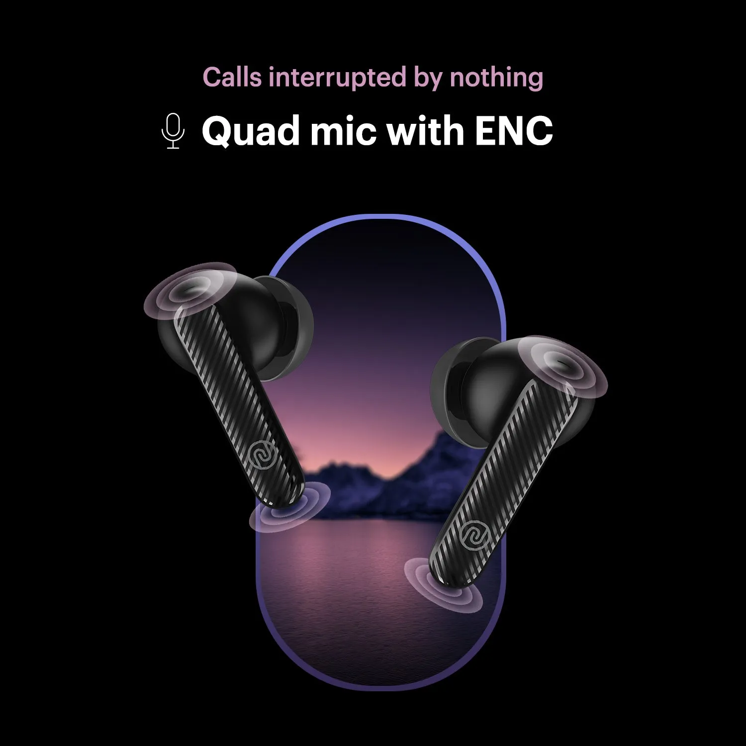 Noise Aura Buds in-Ear Truly Wireless Earbuds with 60H of Playtime, Quad Mic with ENC, Dual Device Pairing, Instacharge (10 min = 150 min), 12mm Polymer Composite Driver, BT v5.3