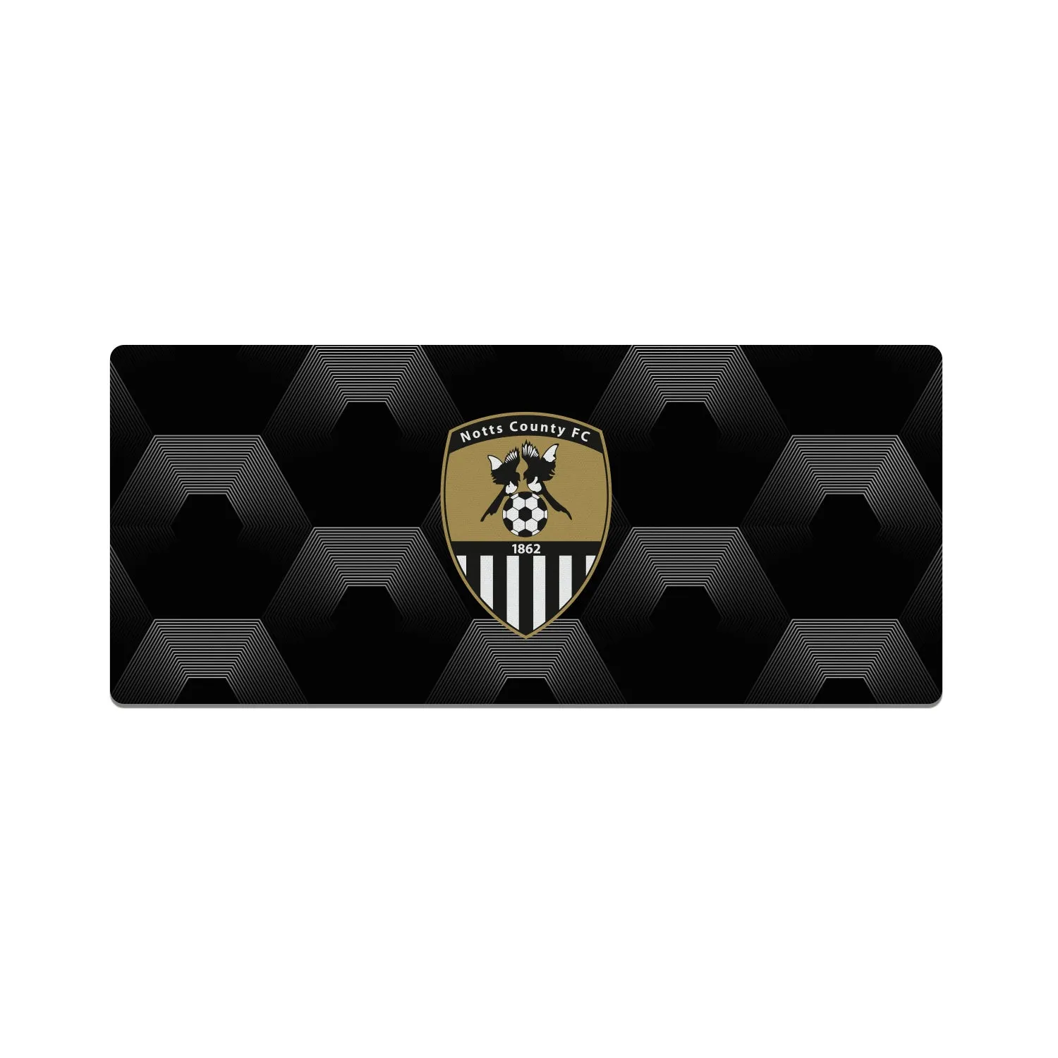 Notts County Hex Large Desk & Gaming Mat