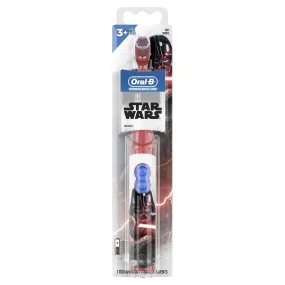 Oral-B Kids Battery Power Electric Toothbrush Featuring Disney's STAR WARS for Children and Toddlers age 3 , Soft (Characters May Vary)