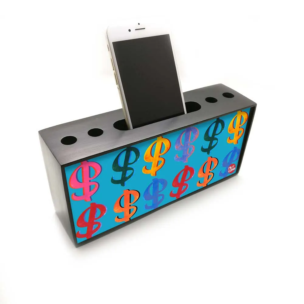 Pen Mobile Stand Holder Desk Organizer - Dollar Sign