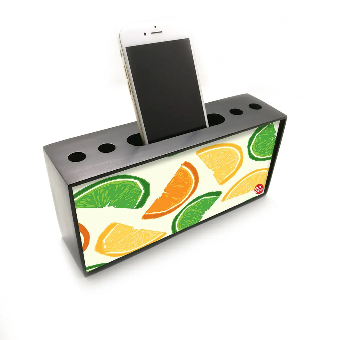 Pen Mobile Stand Holder Desk Organizer - Lemons Pieace