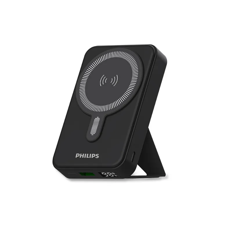 Philips 15W Magnetic Wireless Power Bank 5000mAh Wireless Charger Charging Powerbank USB Type C for iP 15/14 DLP9819N