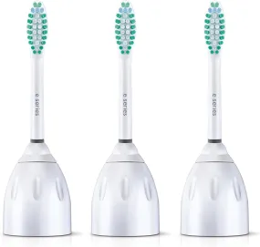 Philips Sonicare Genuine E-Series Replacement Toothbrush Heads, 3 Brush Heads, White, HX7023/64