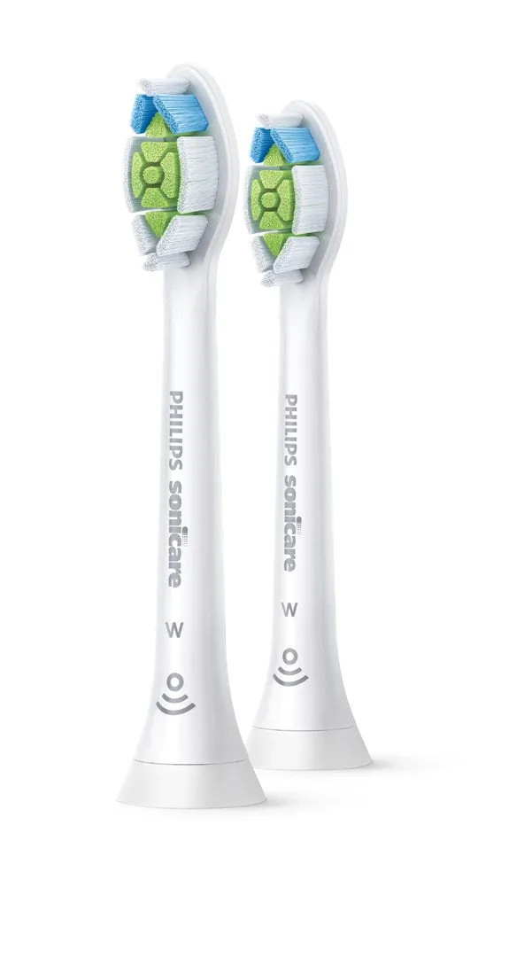 Philips Sonicare W2 Optimal White Hx6062/10 2-Pack Interchangeable Sonic Toothbrush Heads