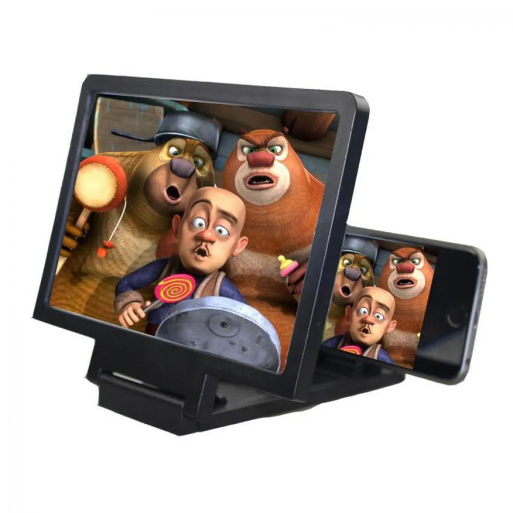 Phone Screen Magnifier Universal Lightweight 3D Movie Screen Enlarge Vivid Magnifier Eco-friendly HD Projector Stand Holder