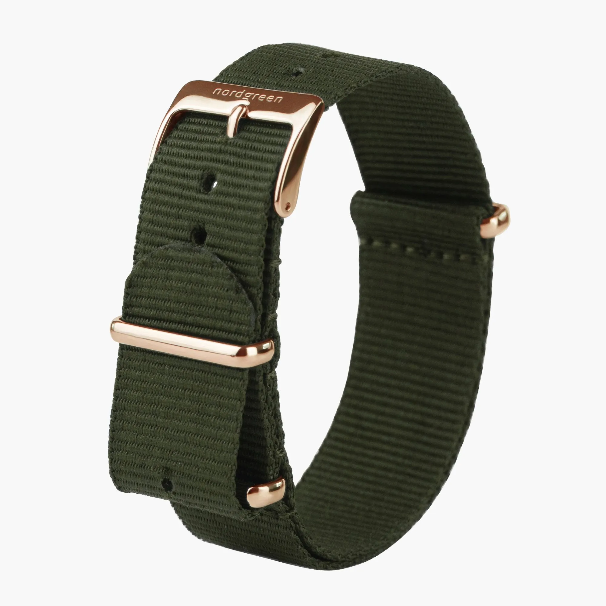 Pioneer | Navy Dial - Olive Green Nylon