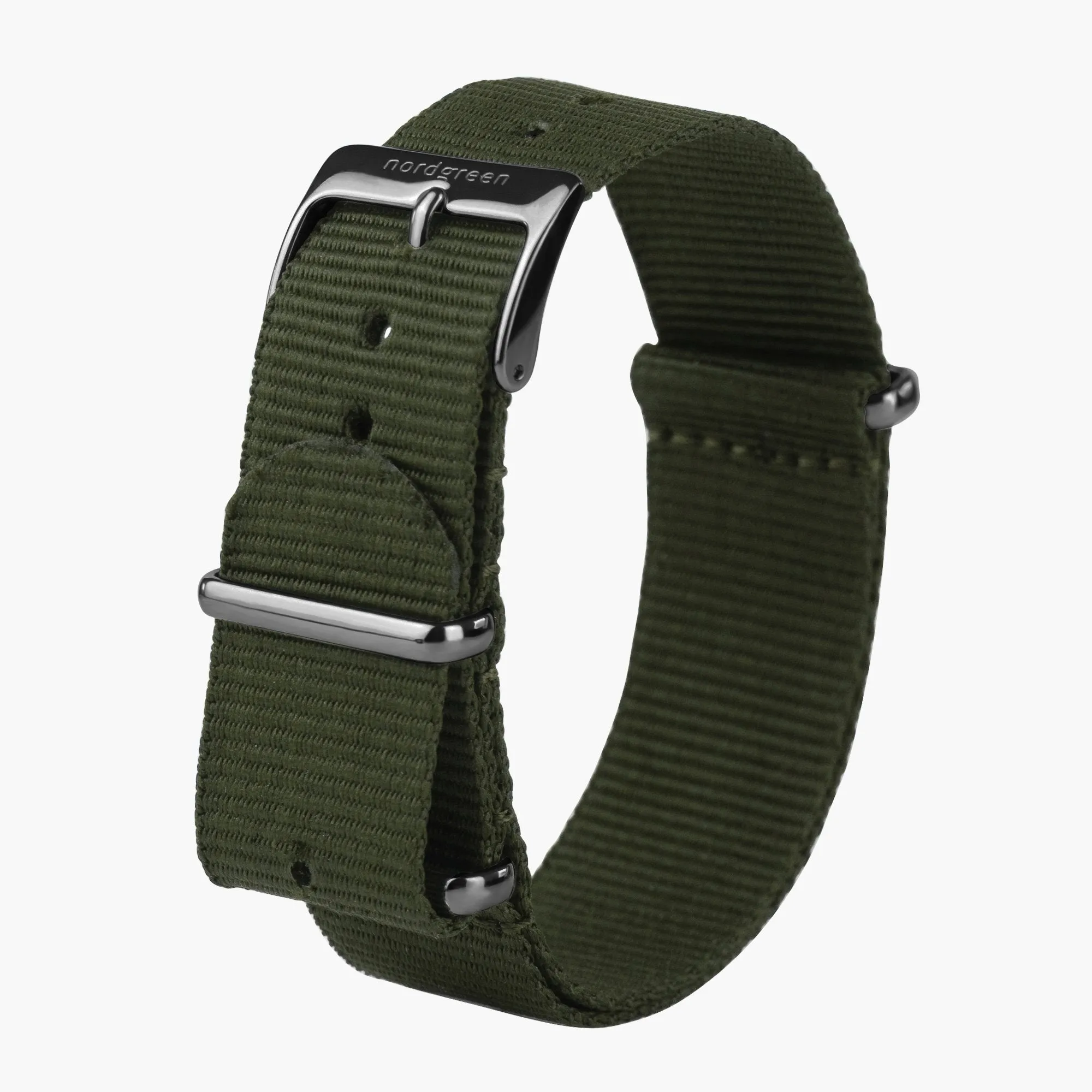 Pioneer | Navy Dial - Olive Green Nylon