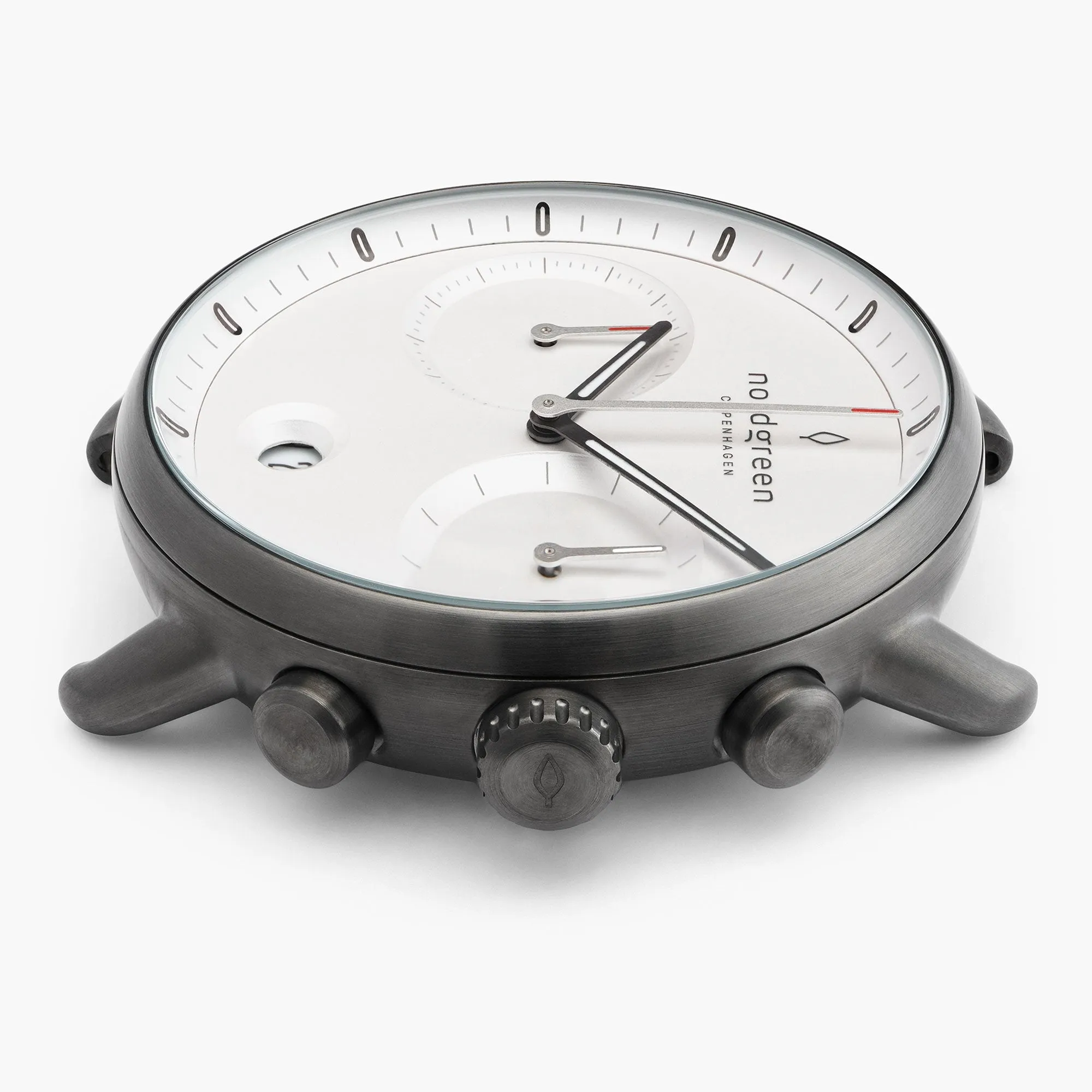 Pioneer | White Dial - Black Leather - Refurbished