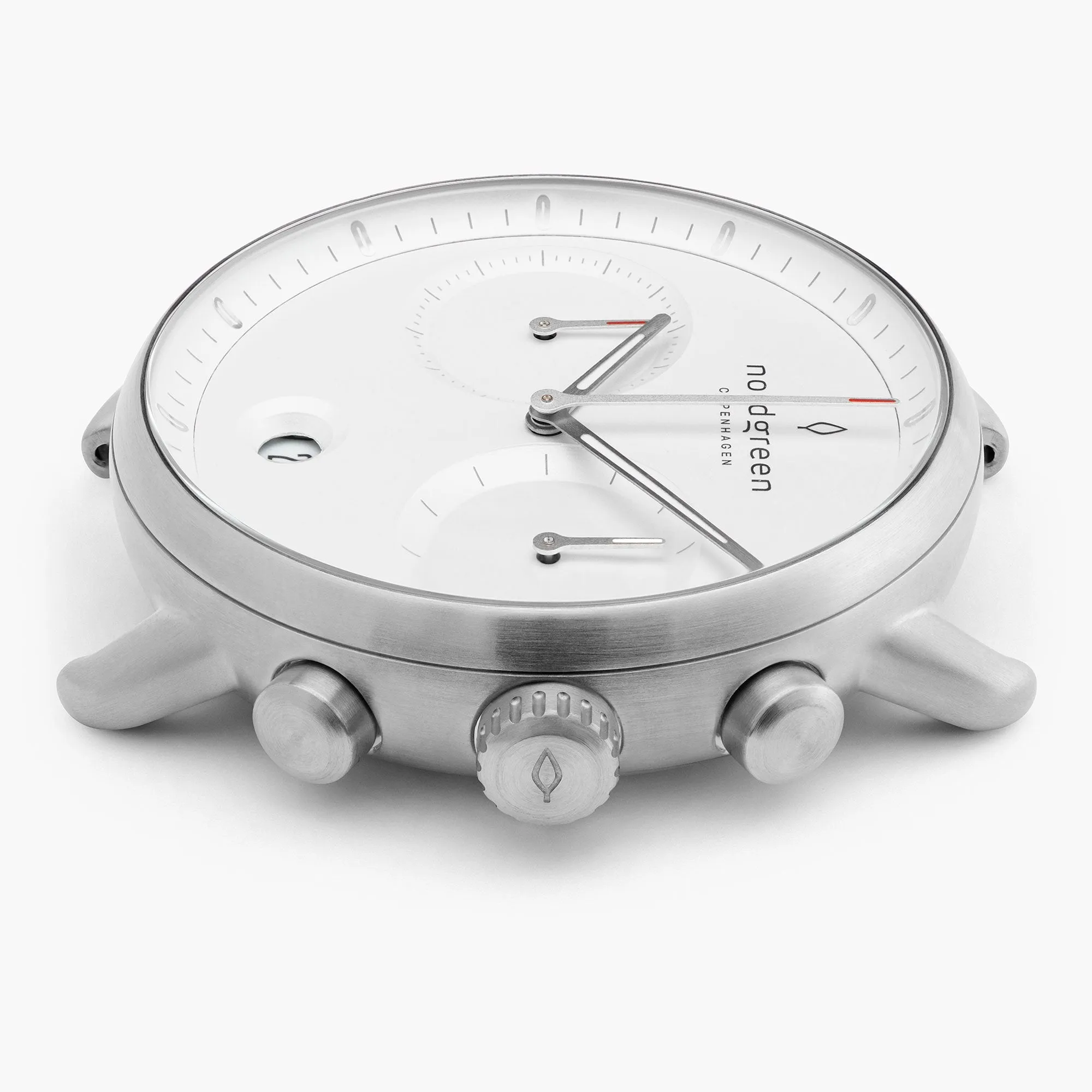 Pioneer | White Dial - Black Leather - Refurbished