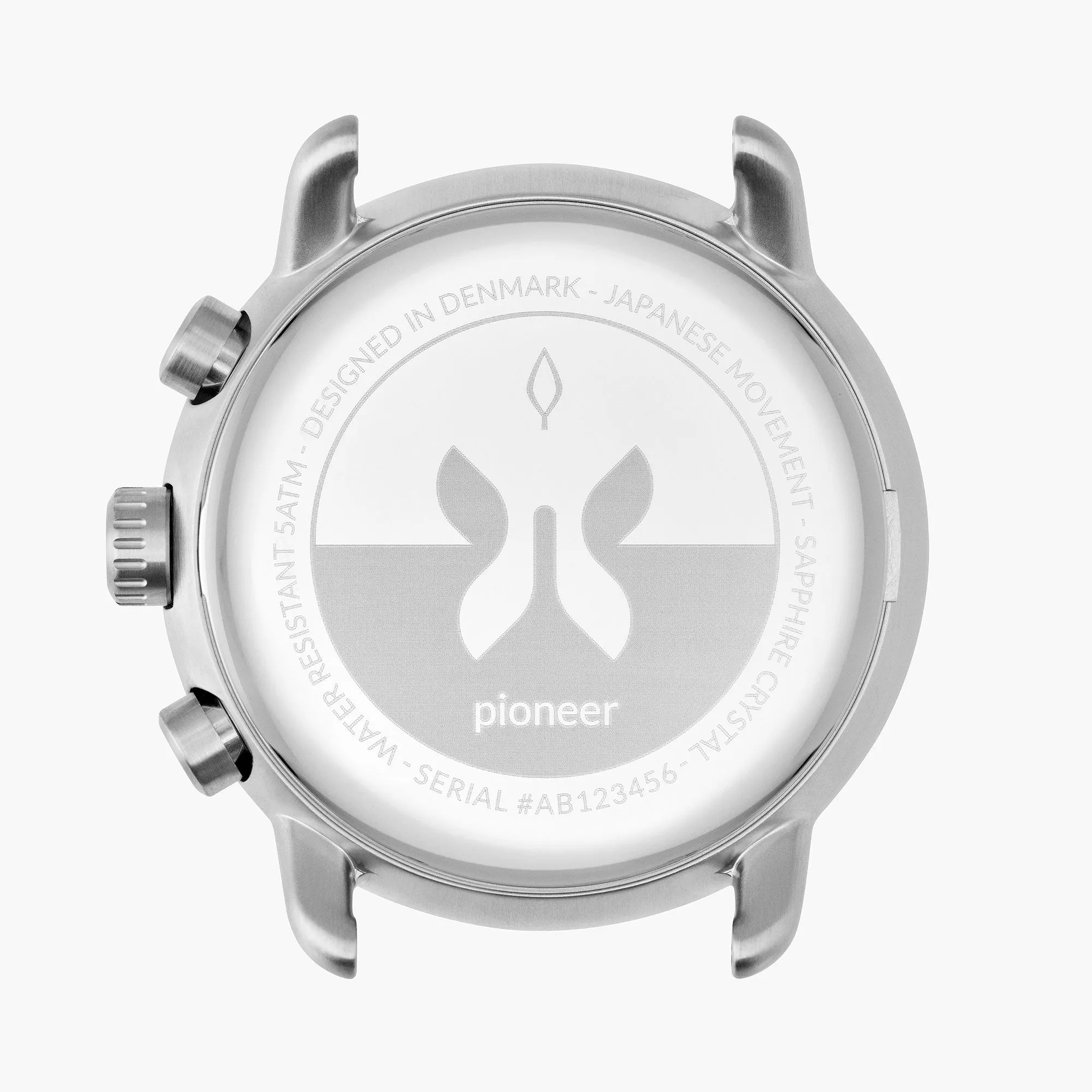 Pioneer | White Dial - Black Leather - Refurbished