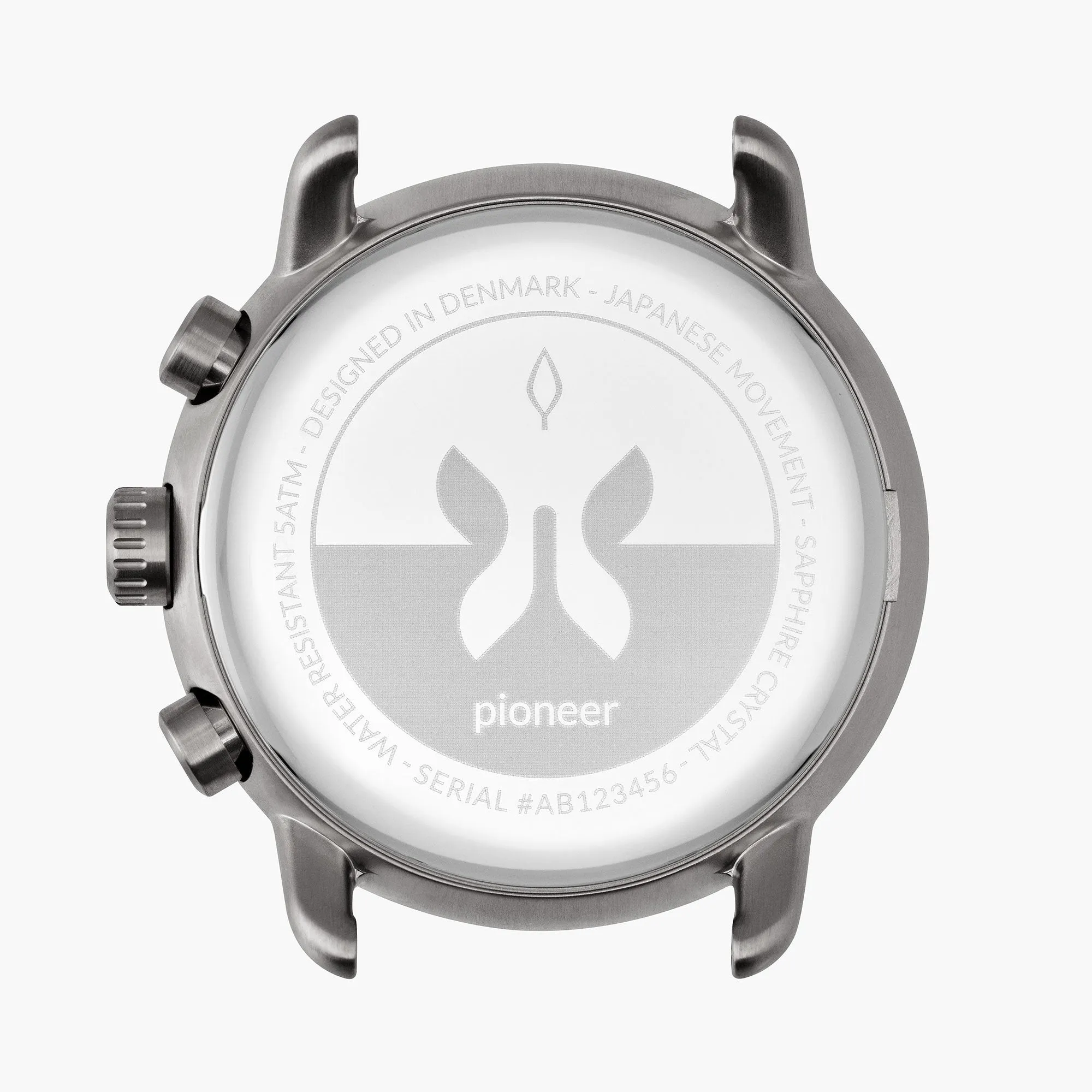 Pioneer | White Dial - Brown Leather