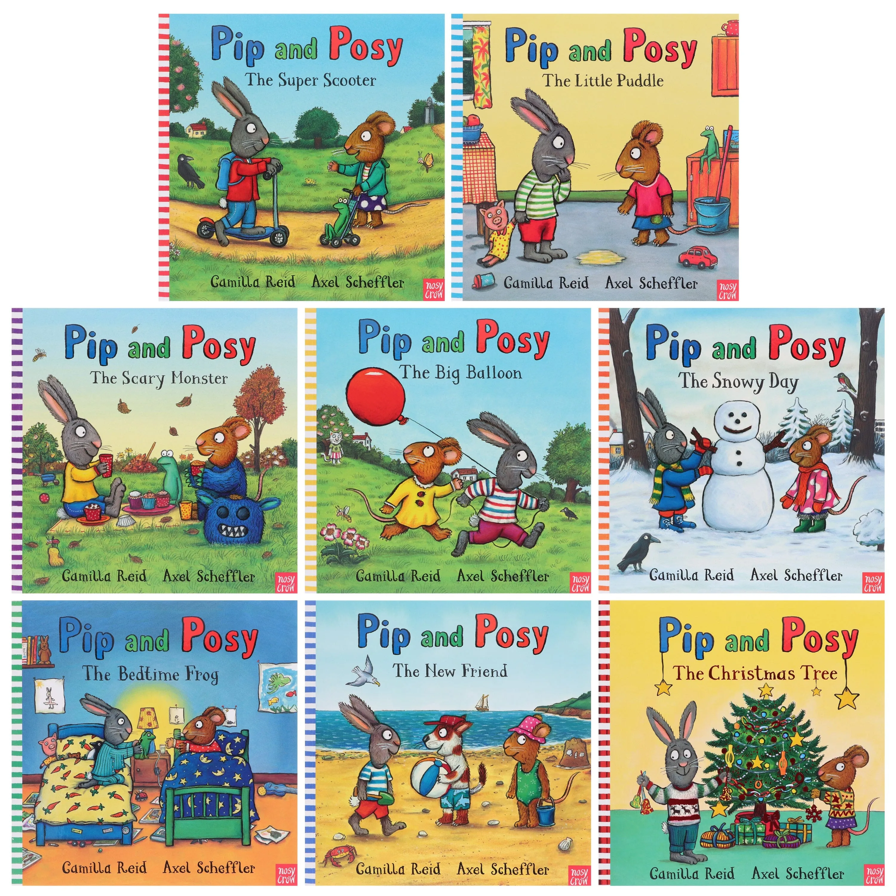 Pip and Posy by Axel Scheffler & Camilla Reid 8 Books Collection Set - Ages 2  - Paperback