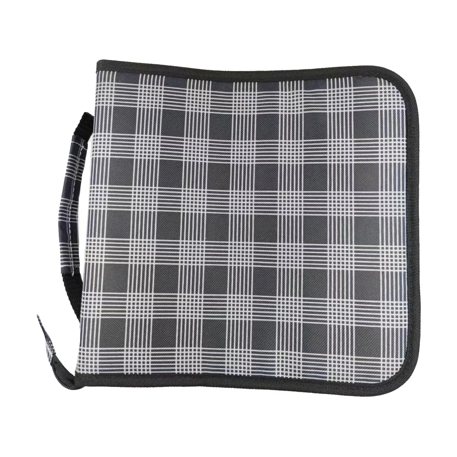 Poppy Crafts Die Storage Folder - Grey Line Chequered