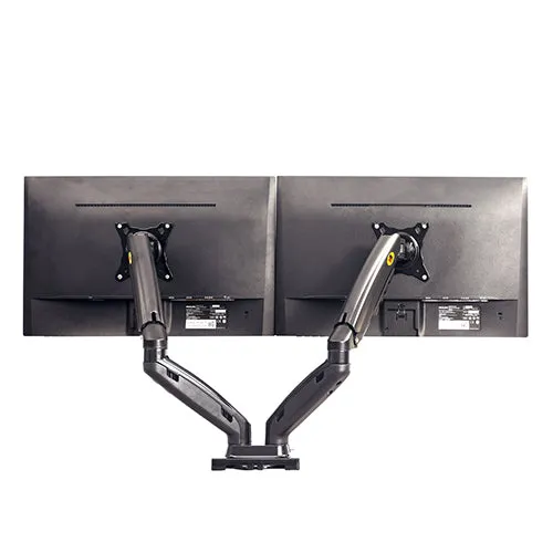 Premium Dual Monitor Mechanical Gas Spring Monitor Arm -  SH F160 (Fits Most 17" ~ 27")