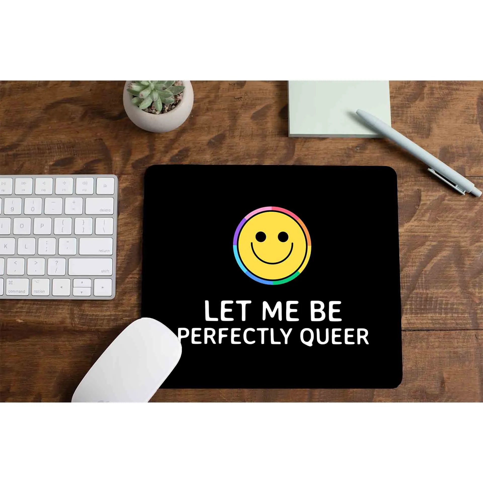 Pride Mousepad - Let Me Be Perfectly Queer