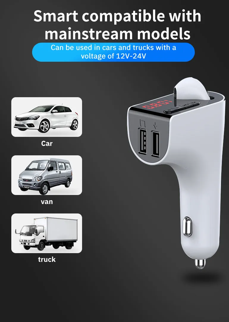 Prochimps Car Charger - 12-24V - MP3 - USB charging output