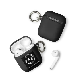 "Chase That Bag" Black (White logo) AirPods case