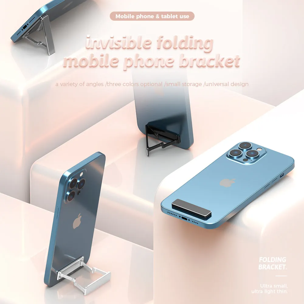 R-Just Aluminum Alloy Invisible Folding Portable Mobile Phone Bracket Tablet Stand