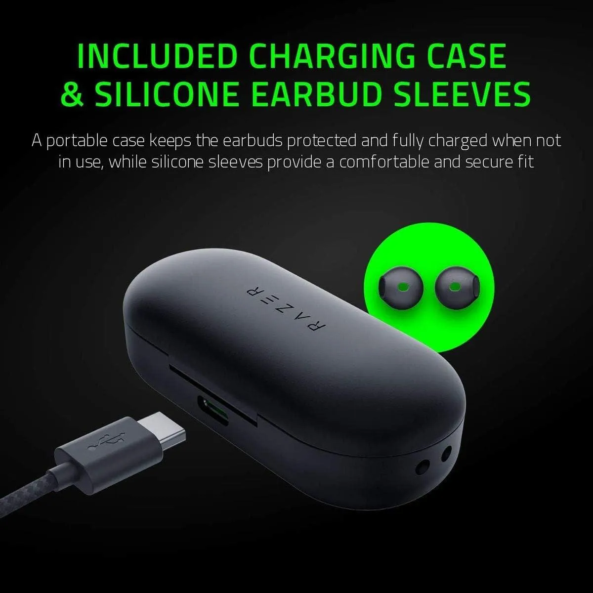 Razer Hammerhead True Wireless Black EarBuds