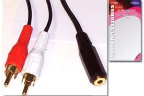 RCA TO FEMALE STEREO 3M