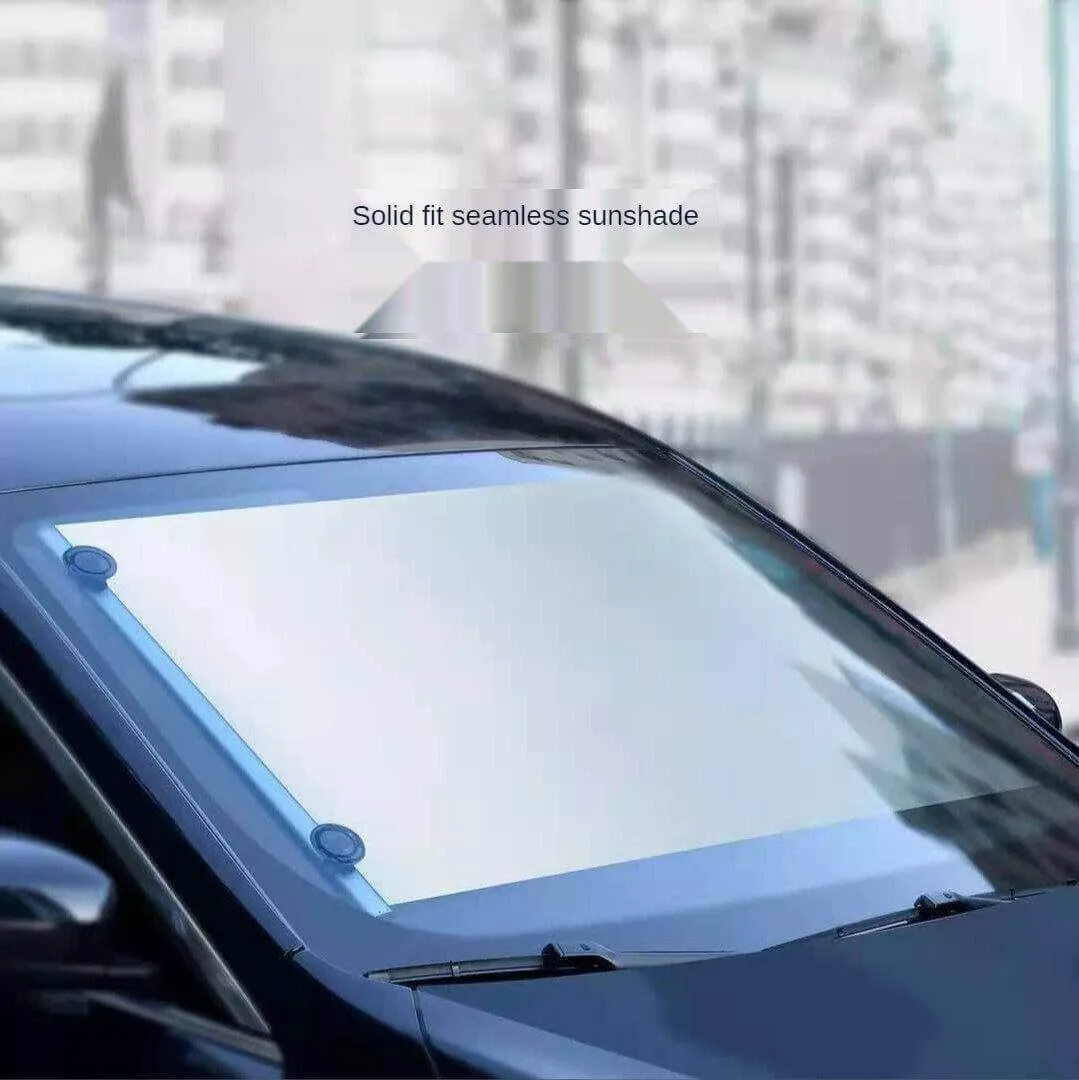 Retractable Car Front Window Sun Shield