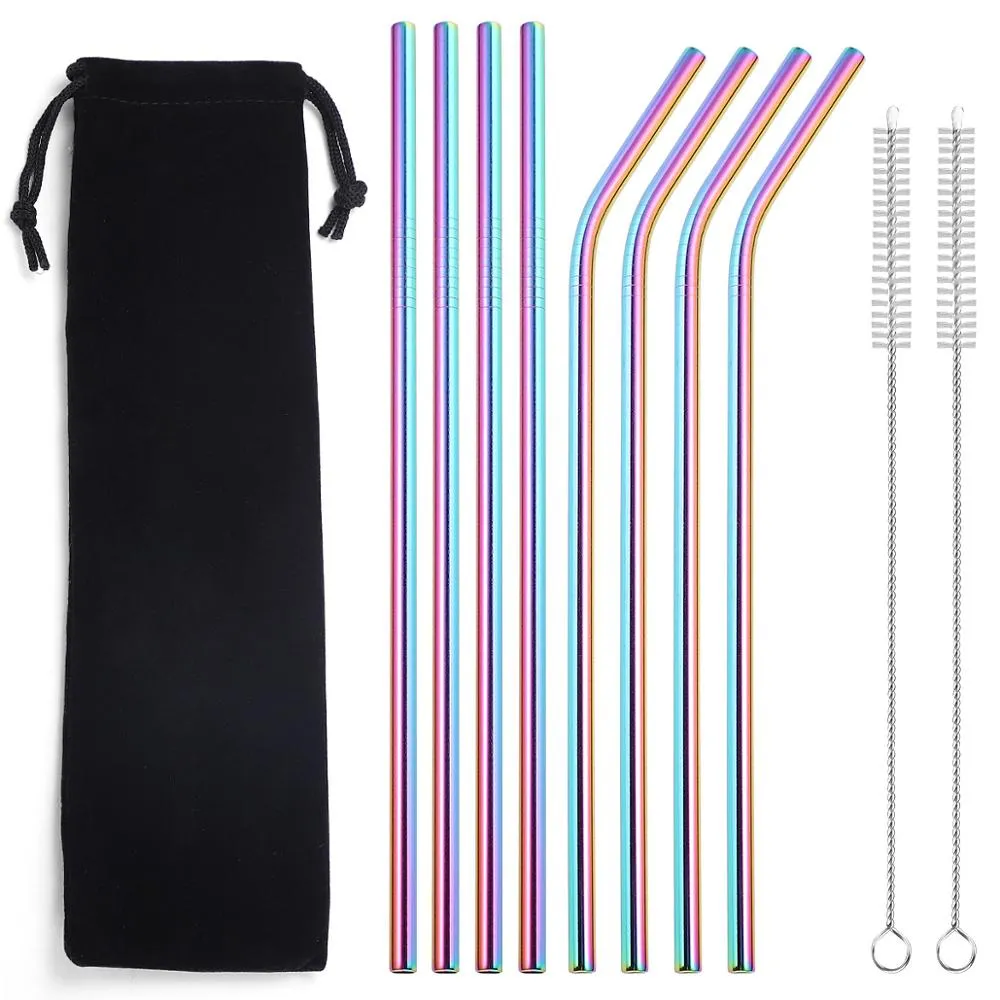 Reusable Metal Straws   Case