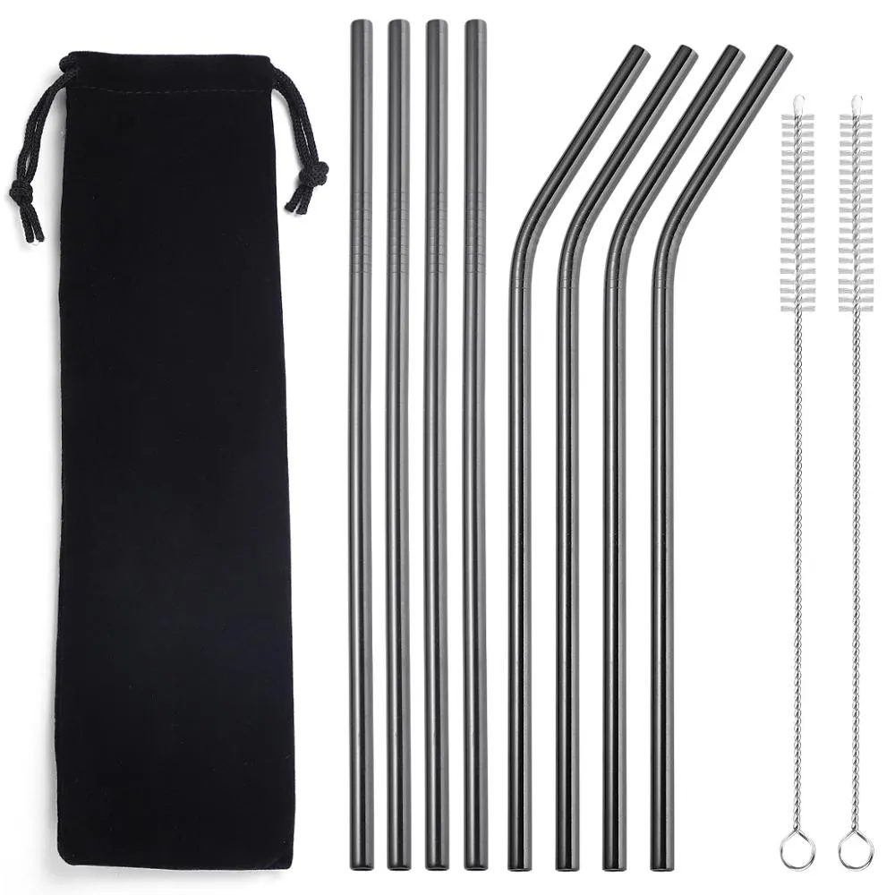 Reusable Metal Straws   Case