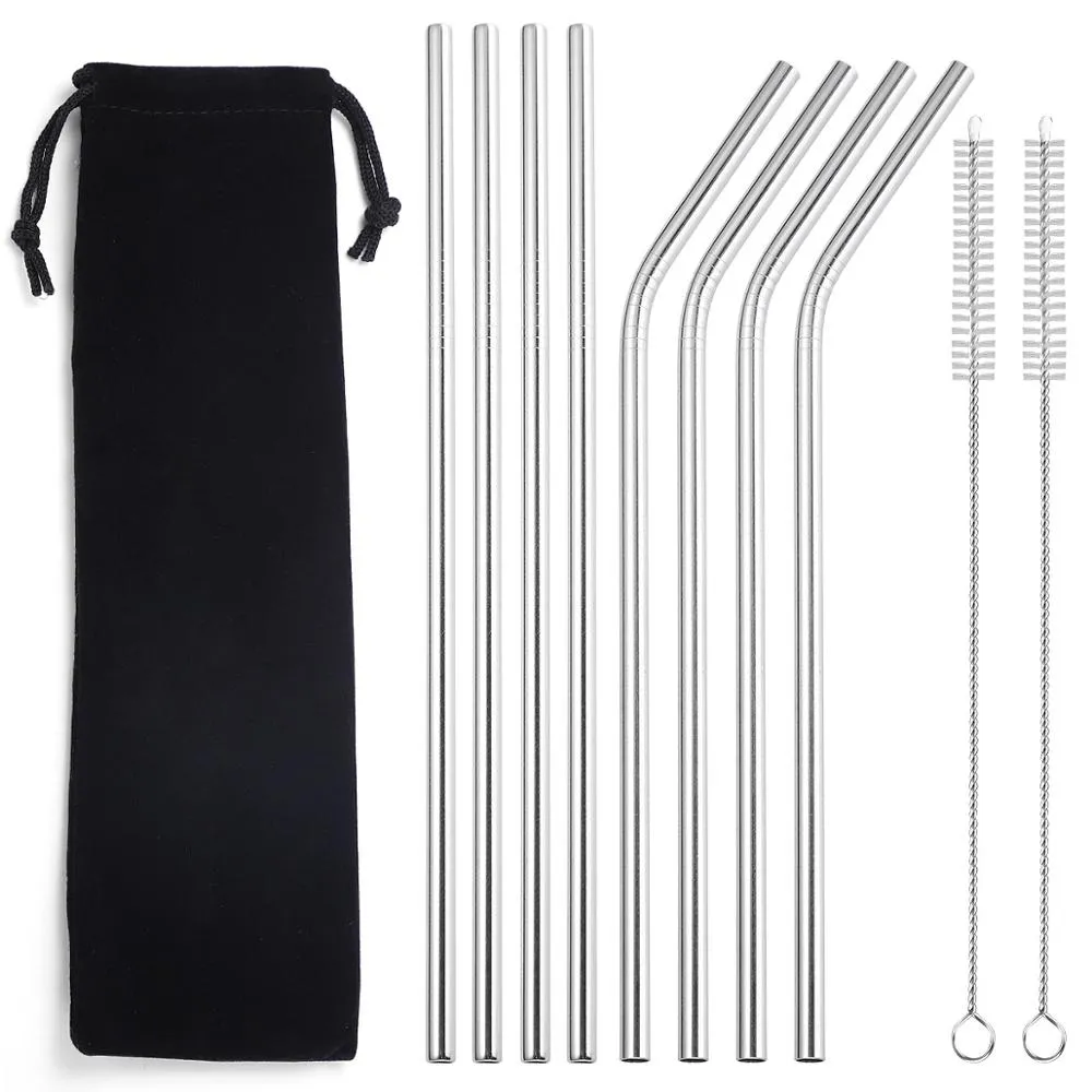 Reusable Metal Straws   Case