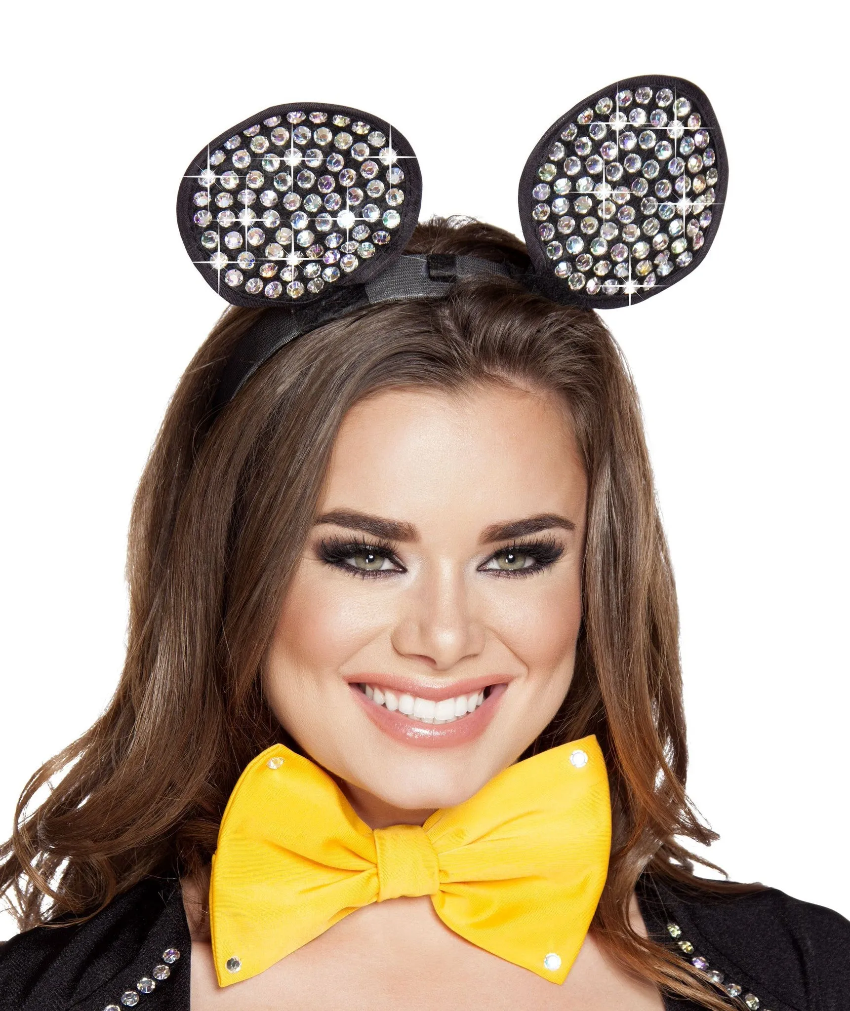 Roma Rhinestone Mouse Ears  - Costume Accessory