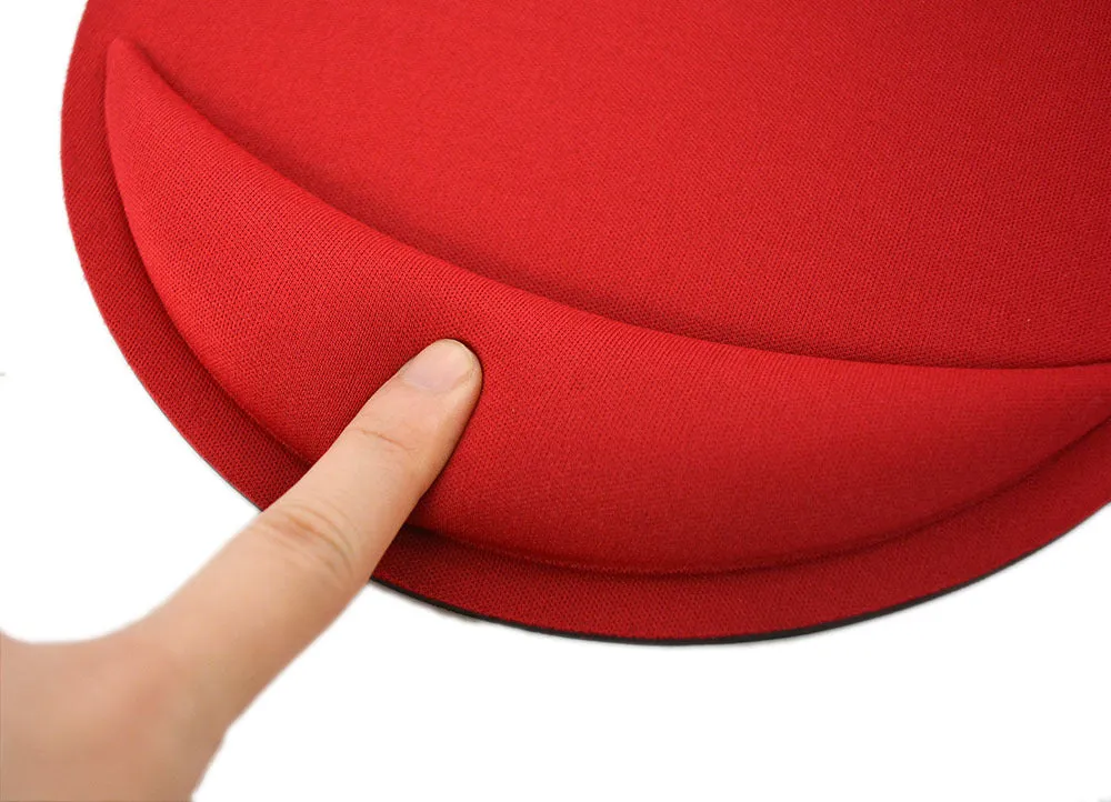 Round computer mouse pad