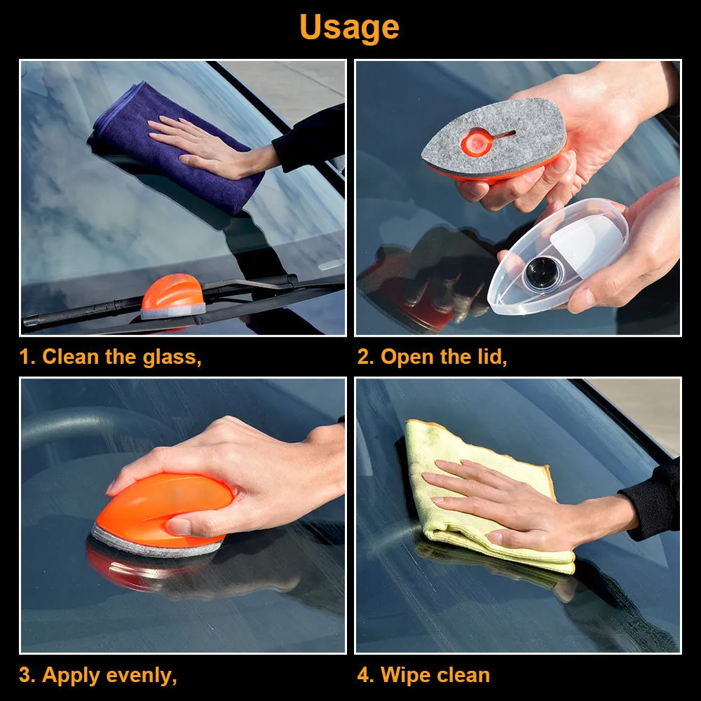 SAKER® Mouse Type Glass Oil Film Cleaner