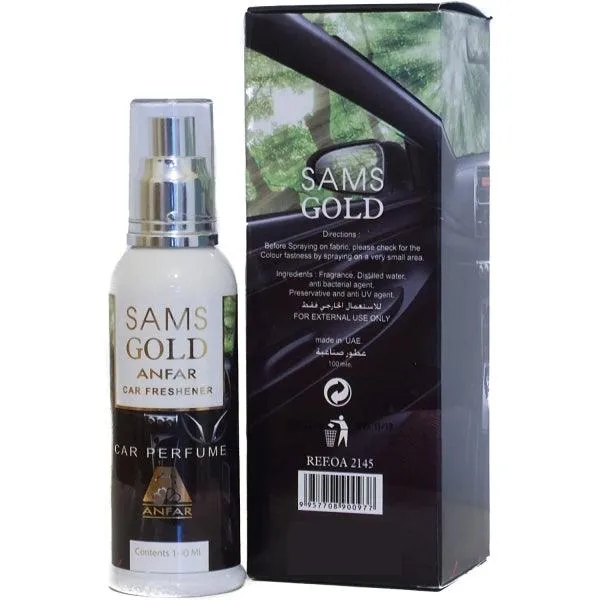 SAMS GOLD CAR FRESHENER 100ML