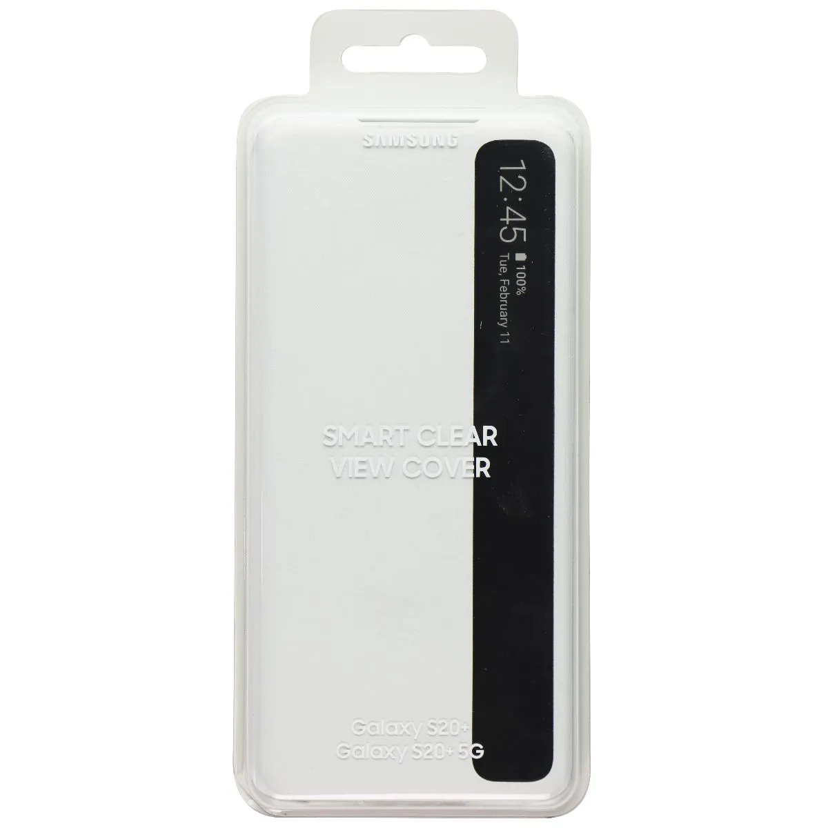 Samsung Smart Clear View Cover Case for Galaxy S20  (PLUS) / 20  (5G) - White