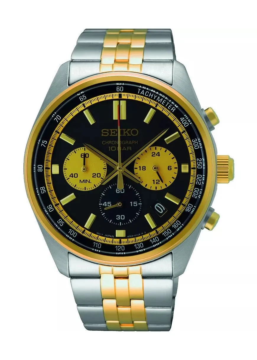 SEIKO CONCEPTUAL CHRONOGRAPH TWO-TONE BRACELET SSB430P