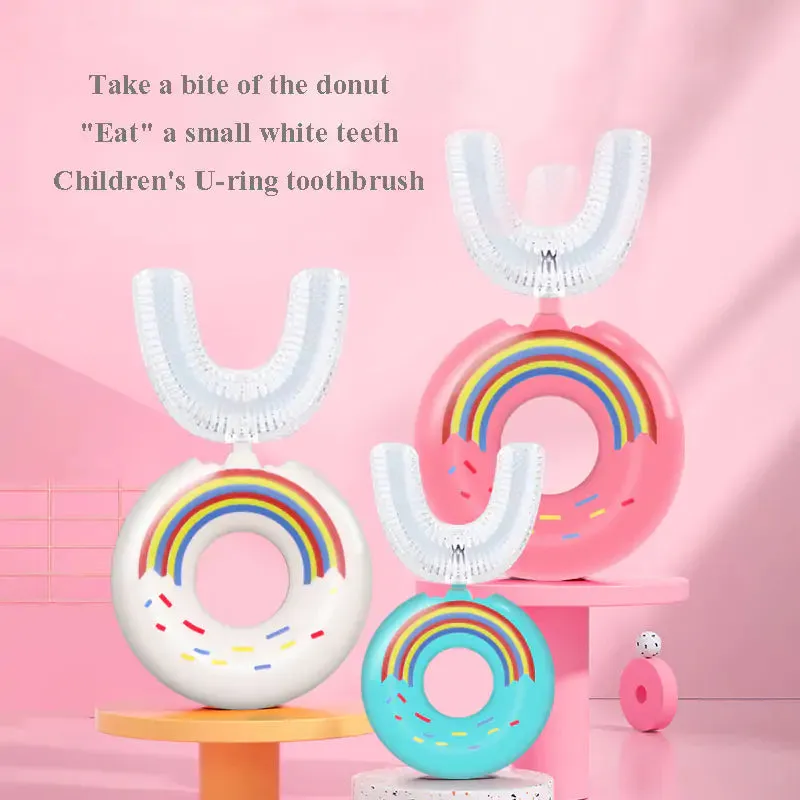 Silicone Baby U-Shaped Toothbrush