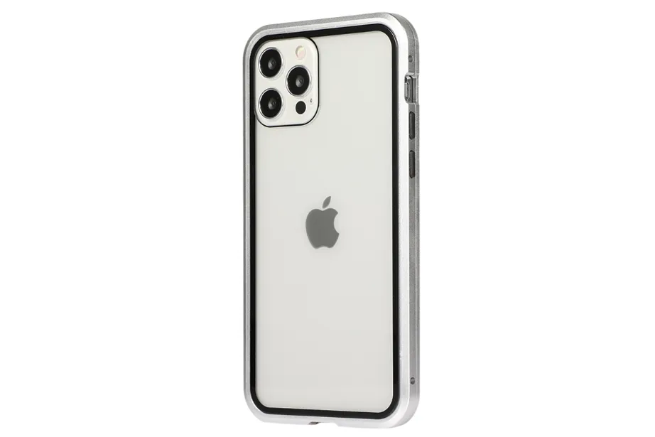 Silver Magnetic Protector Phone Case