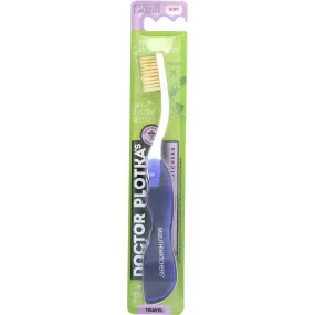 Soft Folding Toothbrush - Adults (Naturally Antimicrobial Brushing Bristles)