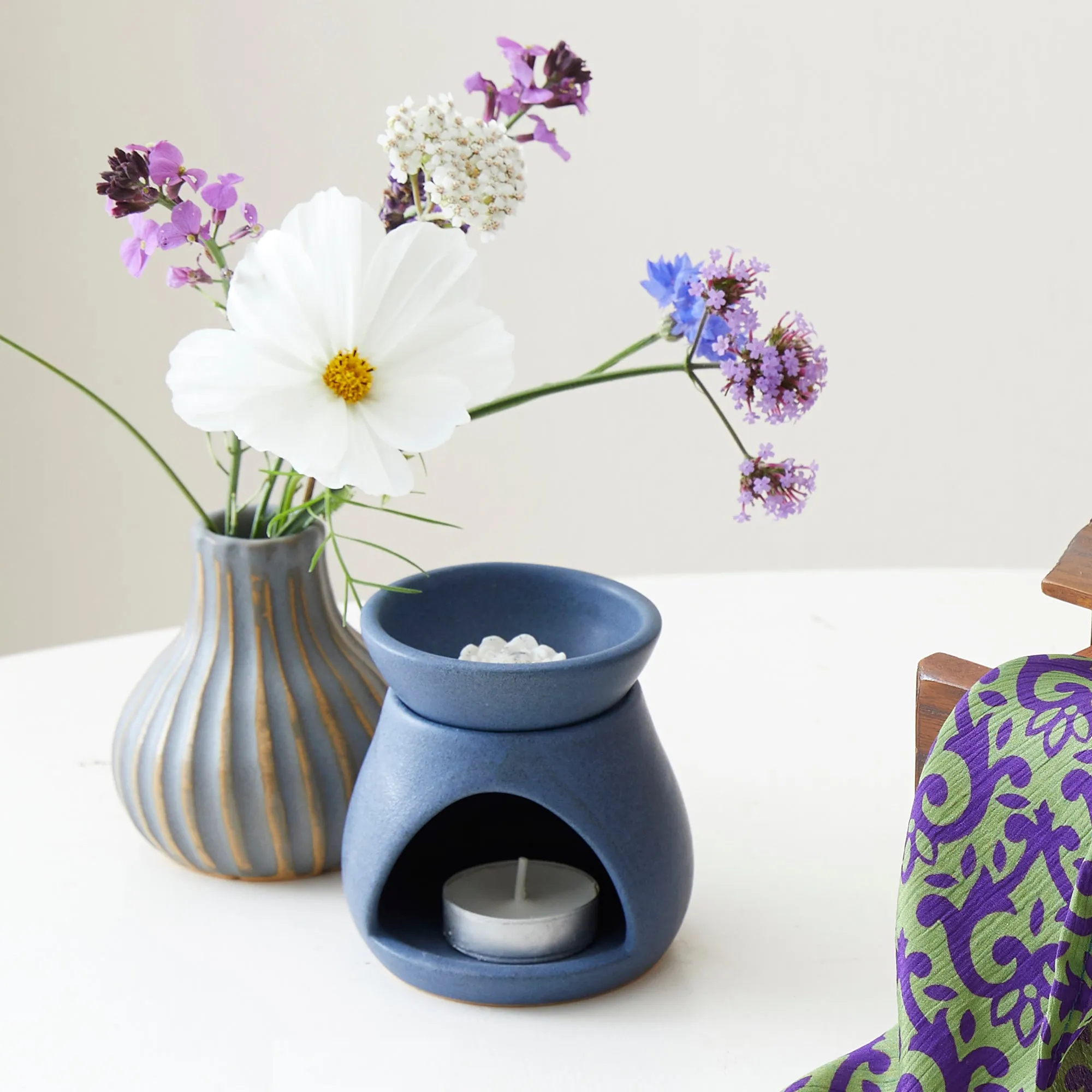 SUNU Stoneware Essential Oil Burner (WS)