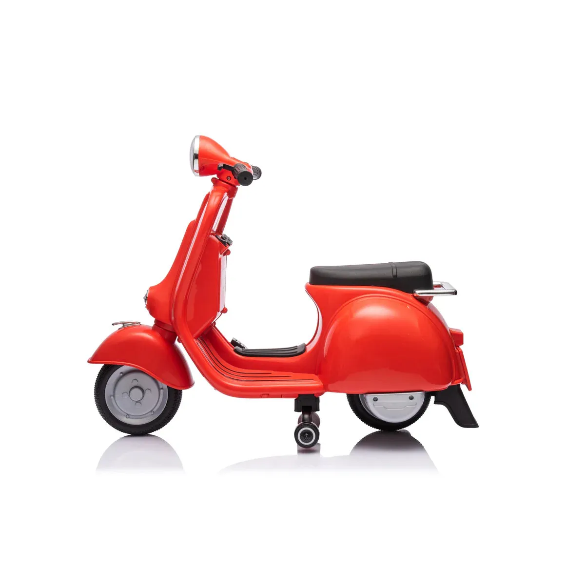 Super Cool Elegant 2025 Vespa Kids Ride On Car Motorcycle Vespa 1 Seater Scooter 12V | Music | USB Ready | LED Lights