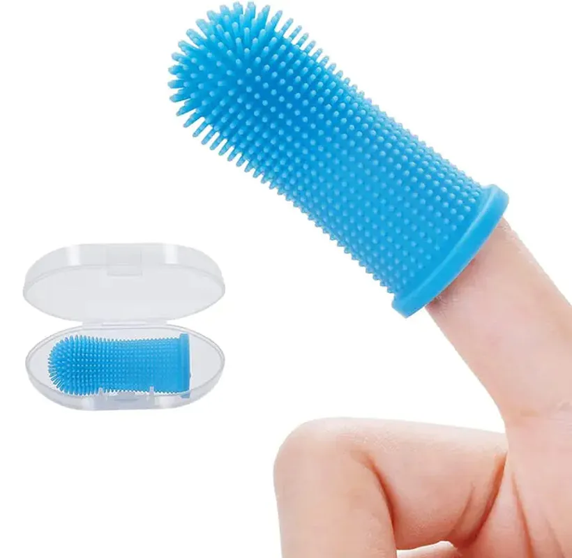 Super Soft Silicone Dog Toothbrush for Gentle Dental Care