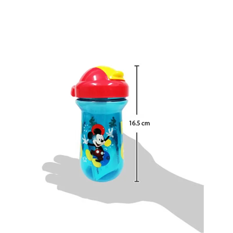 The First Years Disney Mickey Mouse 10oz Flip Top Straw Cup